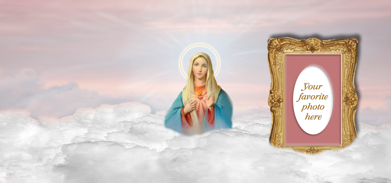 Immaculate Heart Clouds Pink